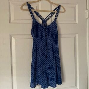 Women’s Romper , Size Medium, Blue Black and Red